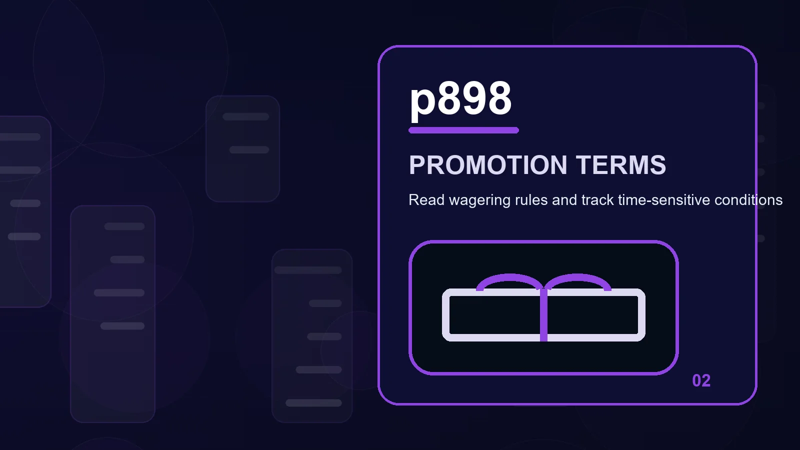 p898 promotions full-width visual guide 2